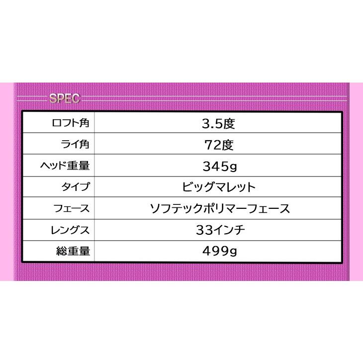 DYNAGOLF（ダイナゴルフ） ゴルフ クラブ レディース パター 33インチ