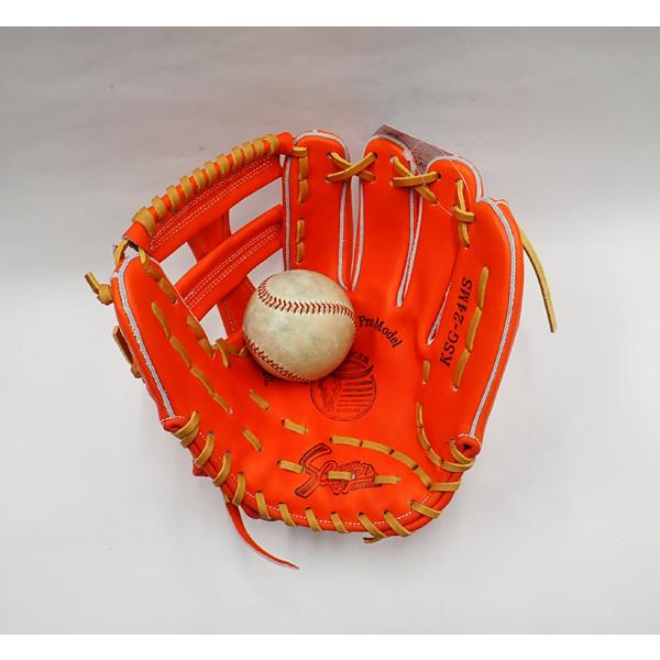 久保田スラッガー（KUBOTA SLUGGER） 硬式グラブ KSG-24MS Fオレンジ
