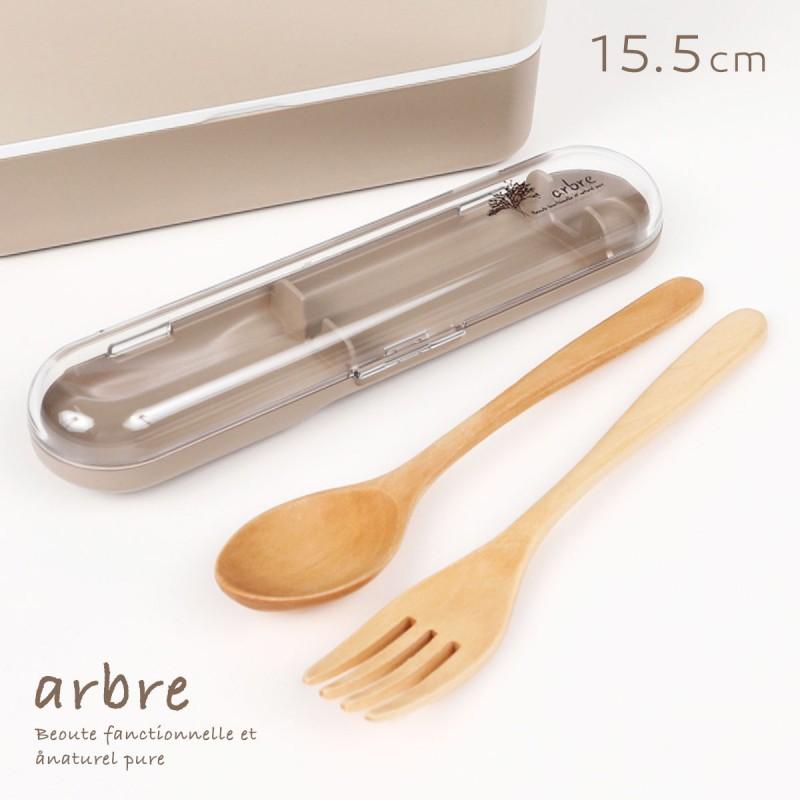 カトラリーセット スプーン フォーク セット 天然木 弁当用 弁当箱