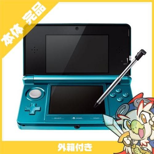 任天堂（Nintendo） 3DS ニンテンドー3DS 本体 完品 アクアブルー 中古