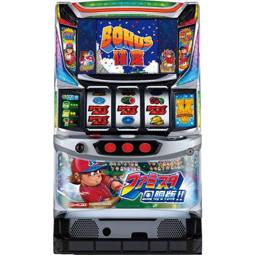 Sファミスタ回胴版FB コイン不要機セット 中古パチスロ実機