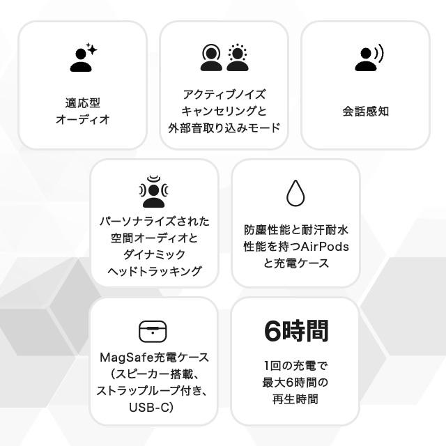 Apple Apple AirPods Pro 第2世代 本体 正規品 MTJV3J/A アップル