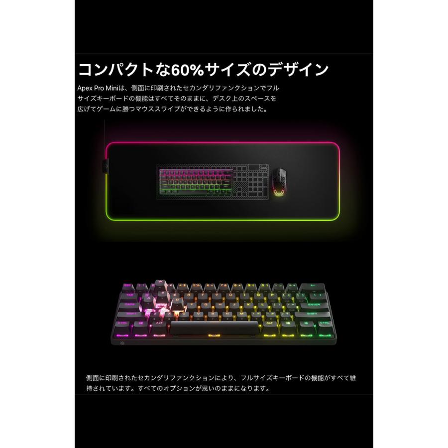 APEX（SteelSeries） SteelSeries Apex Pro Mini Wireless US 英語配列