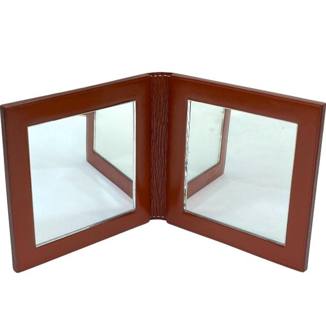 HERMES（エルメス） 鏡 ミラー コンパクト ミニ スクエア 二つ折り