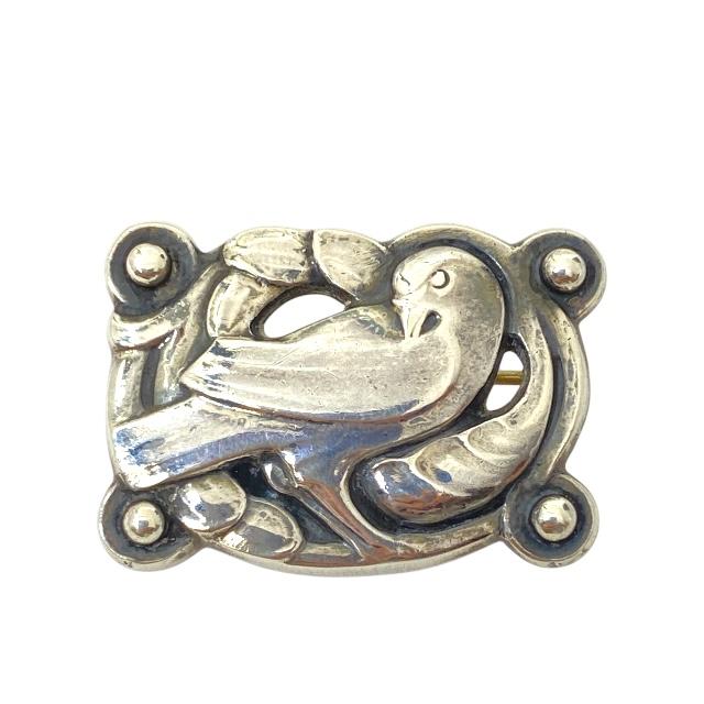 Georg Jensen（ジョージ ジェンセン） 鳩 ブローチ ピンブローチ