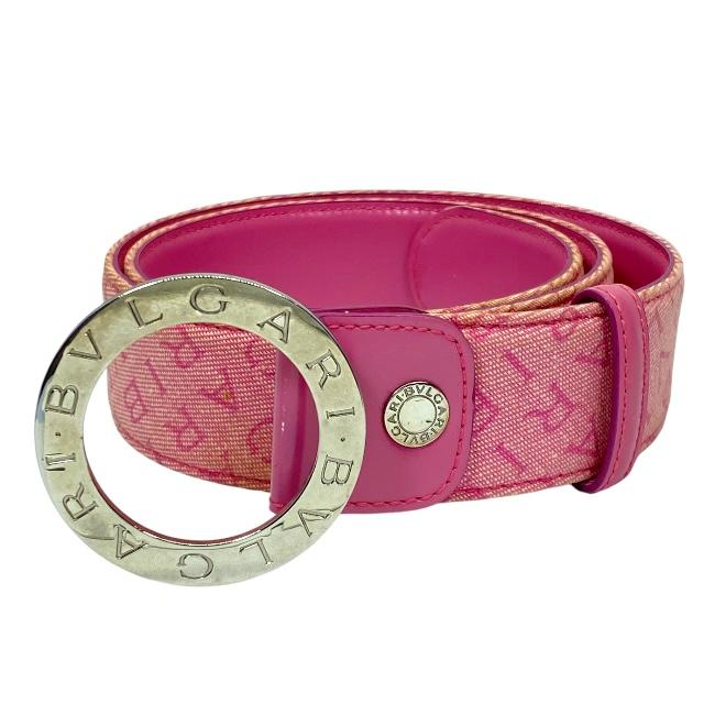 BVLGARI（ブルガリ） ロゴマニア ベルト サークルバックル