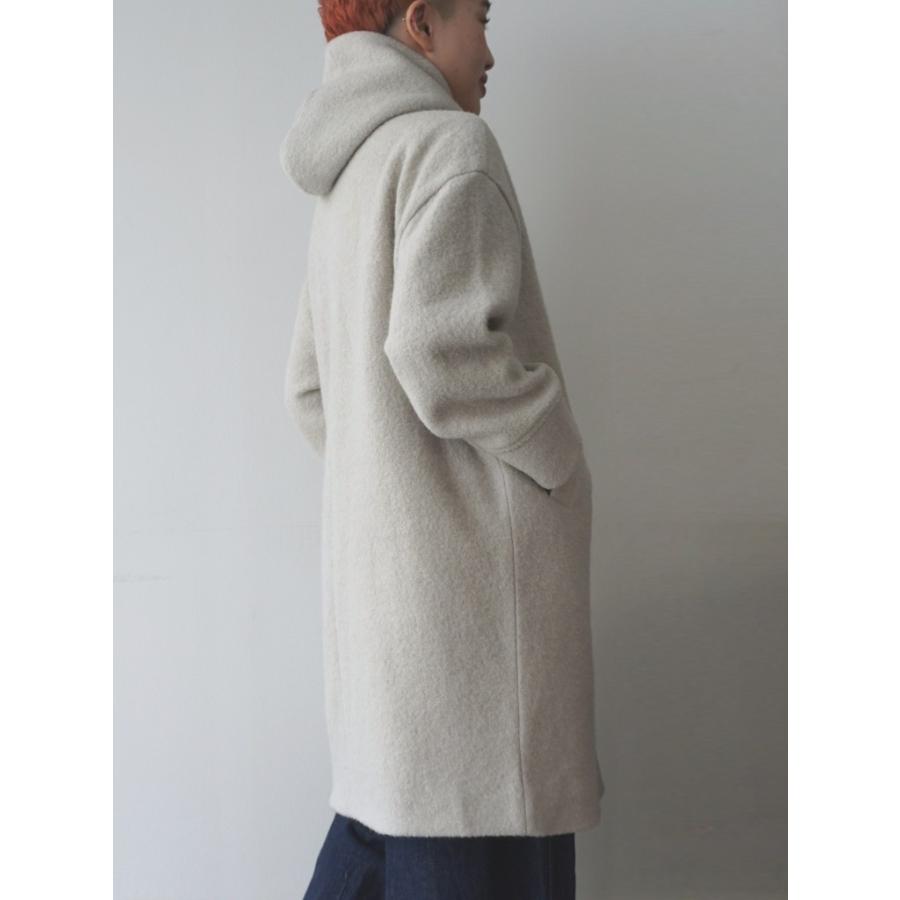 mao made（マオメイド） コート ロング 丈 ダブルボタン ピーコート