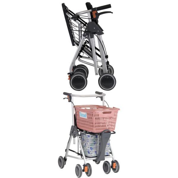 Tacaof 手押し車 高齢者 おしゃれ シルバーカー テイコブリトルワゴン