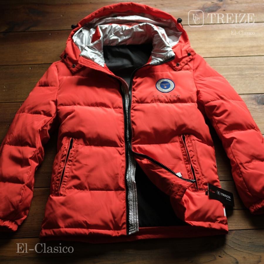 新品*フランス*-TREIZE-トレイズ* 白羽毛80% ミリタリー ダウン