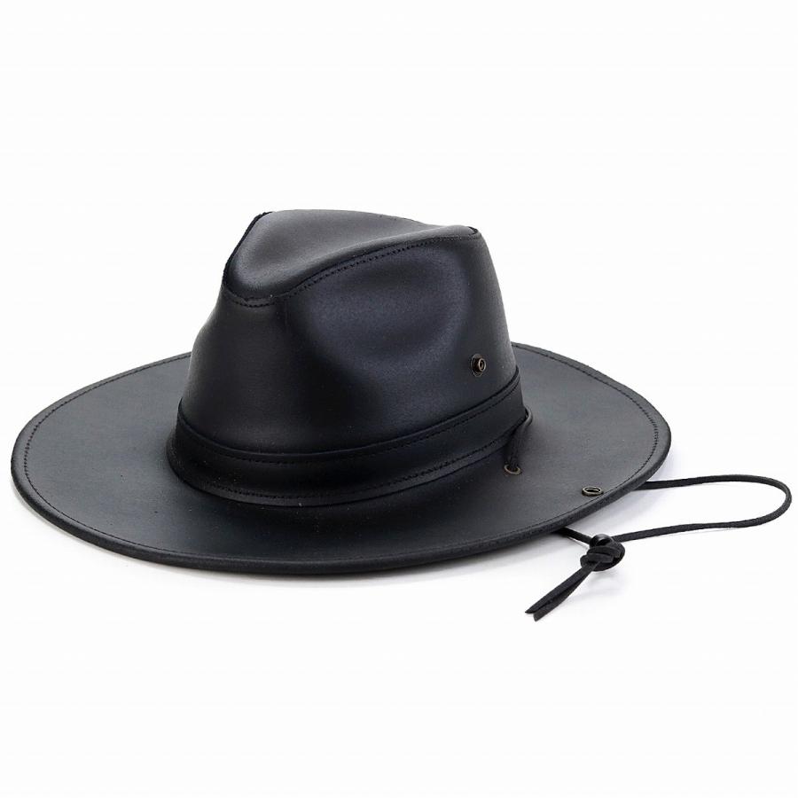 レザー ウエスタン ハット 本革 帽子 ヘンシェル アメリカ製