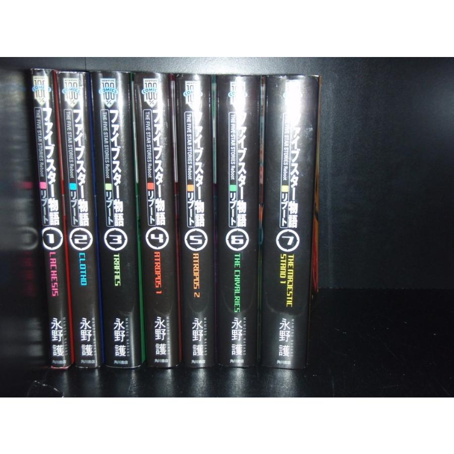 送料無料 ファイブスター物語 リブート 1-7巻 永野護 中古コミック