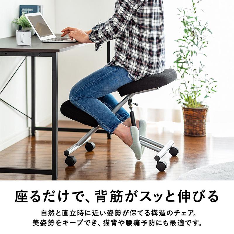 イーサプライ（e-supply） バランスチェア 姿勢矯正椅子 背筋が伸びる