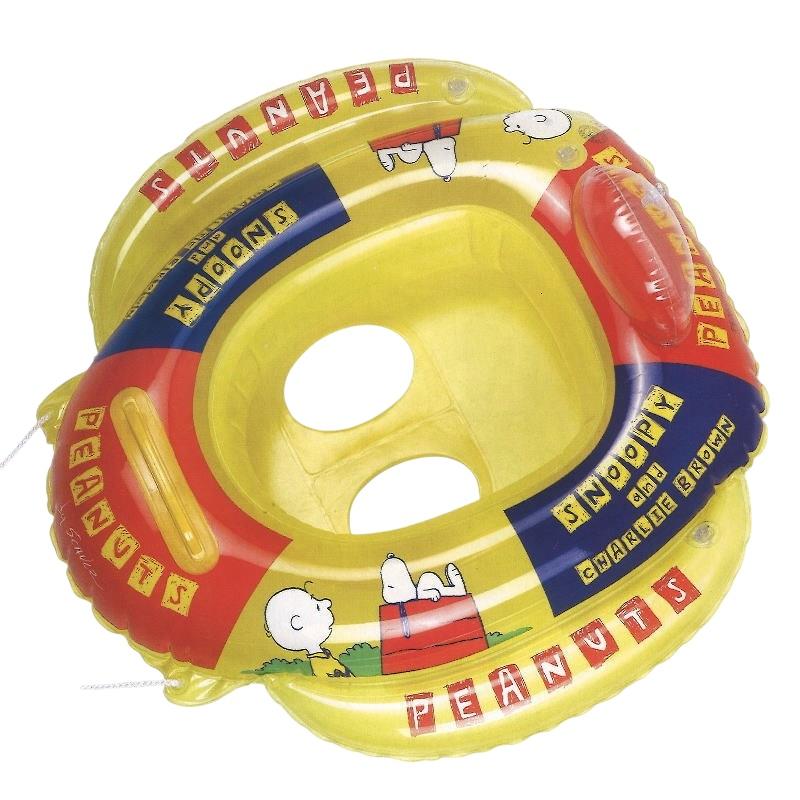 スヌーピー 足入れフロート 浮き輪（うきわ） 70×75cm 幼児用 F70-244
