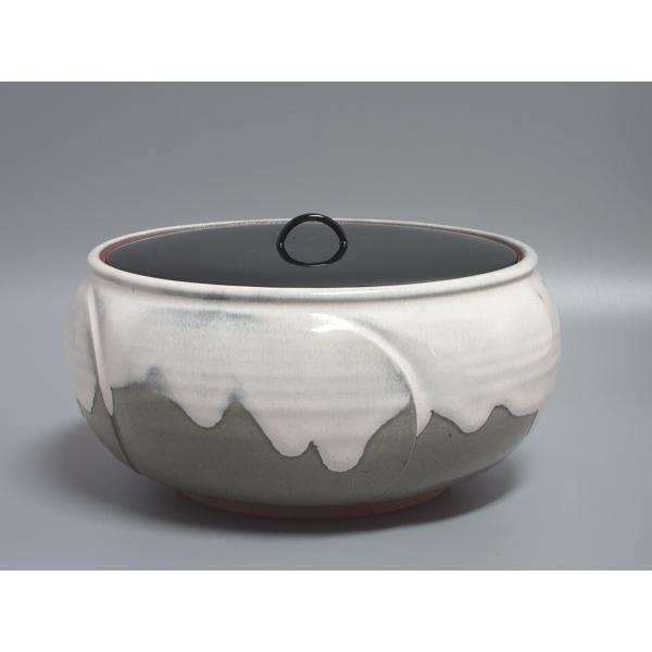 即中斎好写 捻梅水指 水出宋絢造 共箱（塗蓋付） : 茶道具商 越中屋