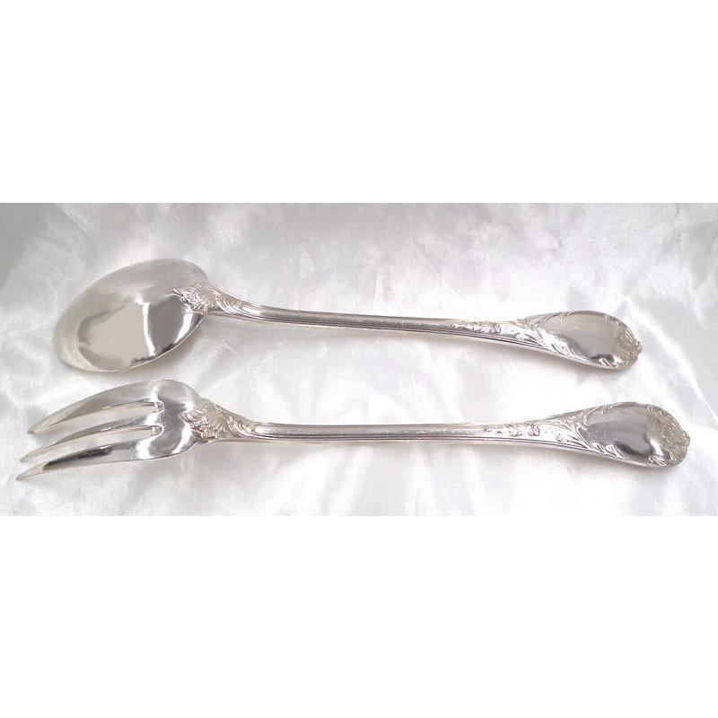 クリストフル スターリングシルバー マルリー 1438 サービングフォーク