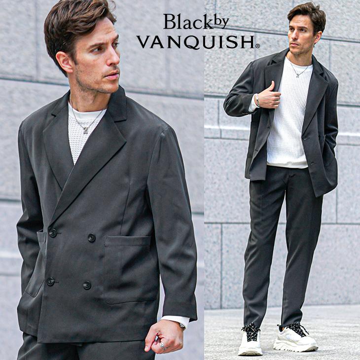 BLACK by VANQUISH（ブラックバイバンキッシュ） ダブルジャケット