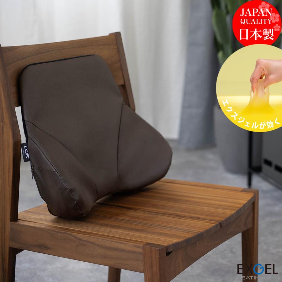 ジェルクッション 腰 腰痛 腰痛対策 背当て エクスジェル EXGEL ザ