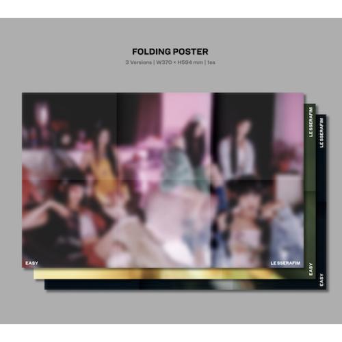 LE SSERAFIM - EASY 3rd Mini Album CD 韓国盤 公式 アルバム ル