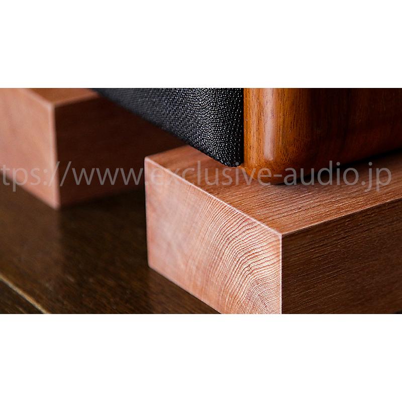 スピーカー スピーカースタンド 大型スピーカー用ウッドブロックベース