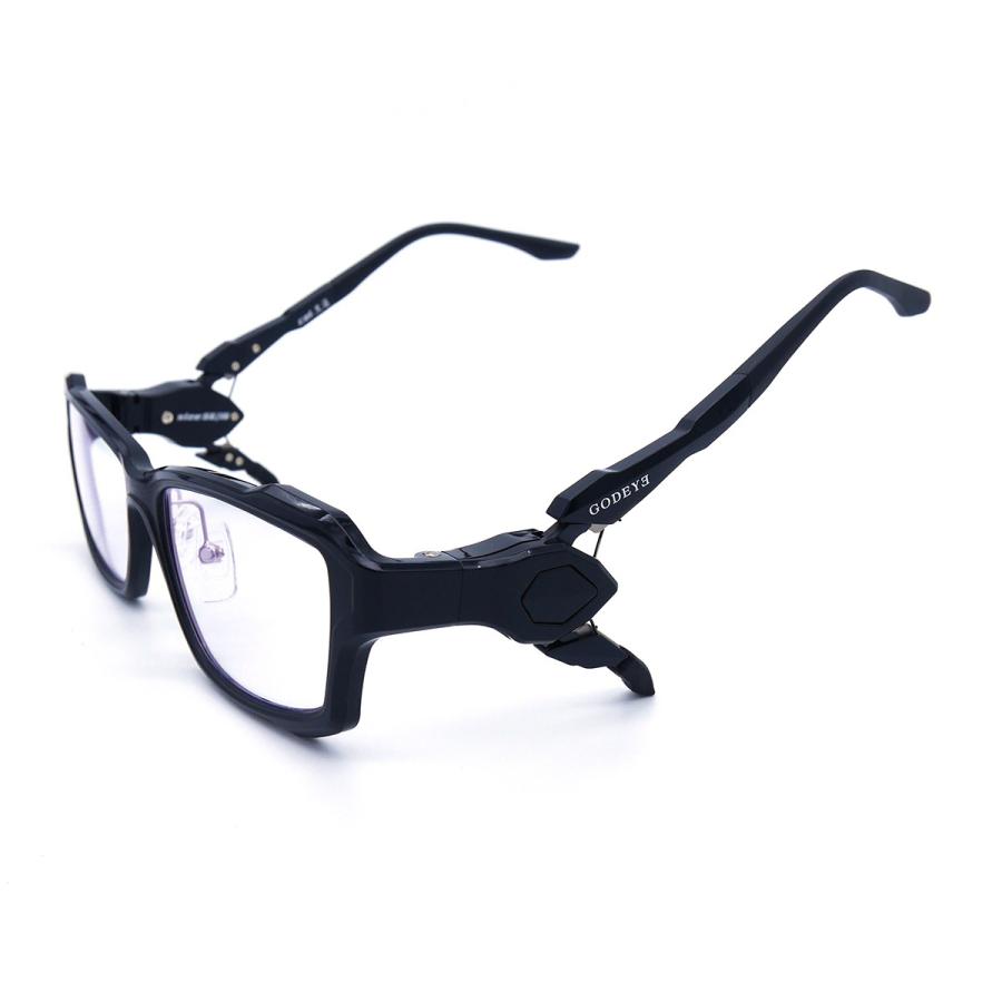 ゲーム メガネ ゴッドアイ 黒 ゲーミンググラス パソコン 眼鏡 e
