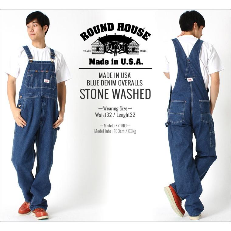 ROUND HOUSE（ラウンドハウス） オーバーオール デニム ジーンズ