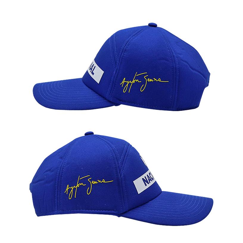 アイルトン セナ オフィシャル NACIONAL ベースボール ファンキャップ