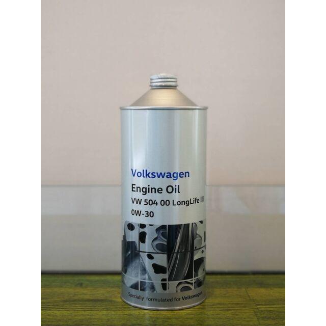 VW純正ロングライフエンジンオイル504 00(0W-30) 1L缶 : フォブ