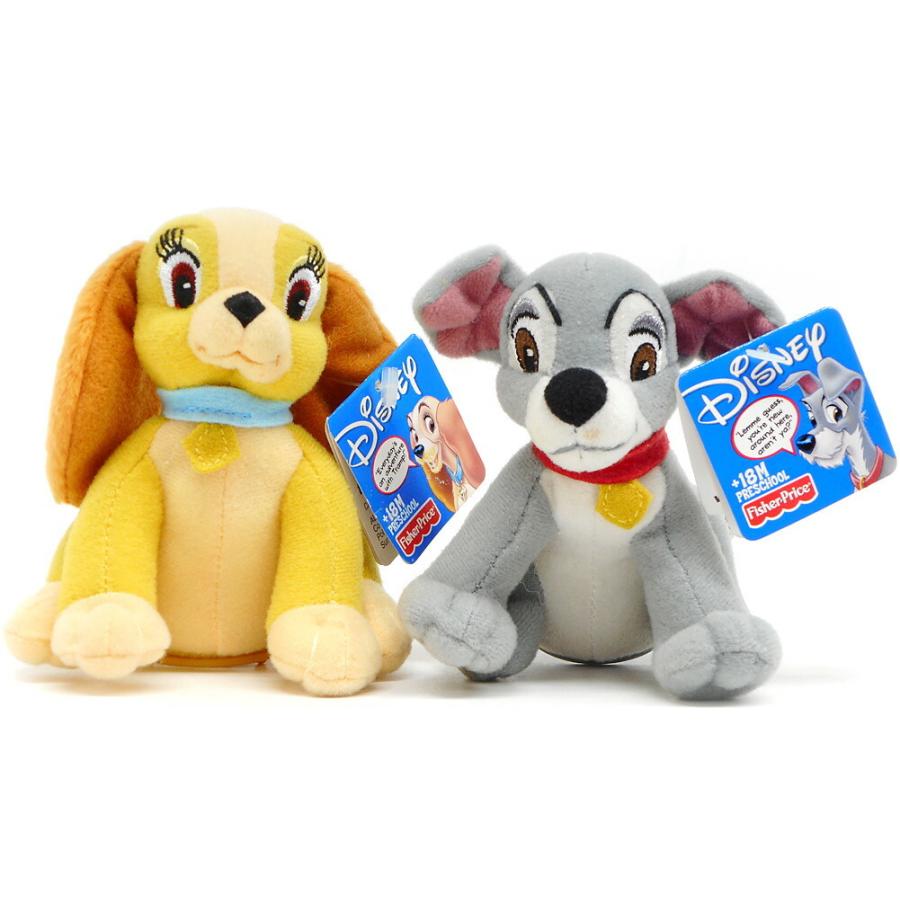 わんわん物語 レディ & トランプ ぬいぐるみ 2点セット 2002年