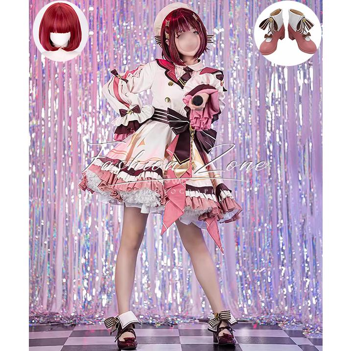 送料無料◇【推しの子】 風 有馬かな コスプレ衣装 ウィッグ 靴
