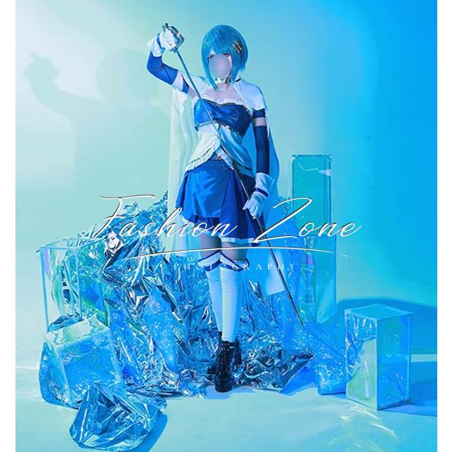 送料無料◇魔法少女まどか☆マギカ 風 美樹 さやか コスプレ衣装