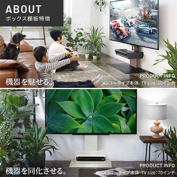 EQUALS（イコールズ） テレビ台 セット WALL 壁寄せテレビスタンド V3