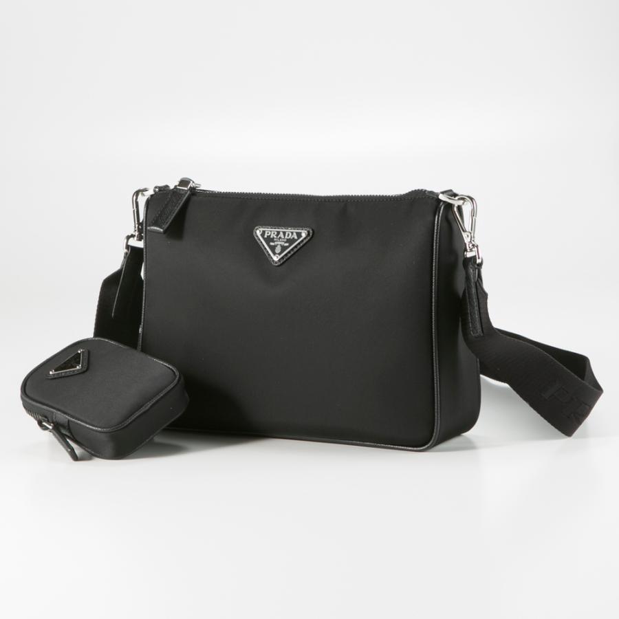 PRADA（プラダ） ショルダーバッグ ReNylon+SAFFIANO 横型ショルダー