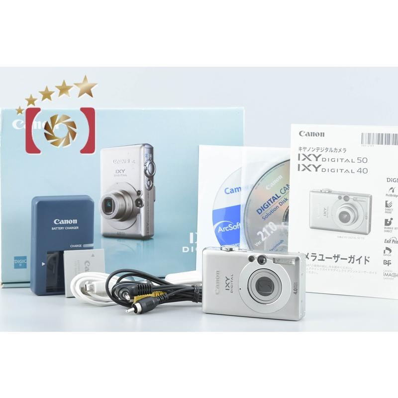 IXY DIGITAL 【中古】Canon キヤノン Digital 50 シルバー コンパクト
