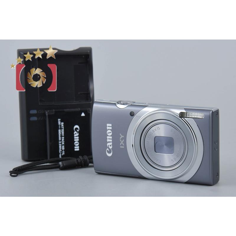 □ 美品 □ キヤノン Canon IXY 130 グレー ≪SDカード付属≫ CANON