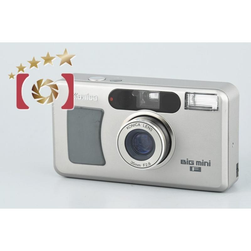中古】KONICA コニカ BIG mini F シルバー コンパクトフィルムカメラ