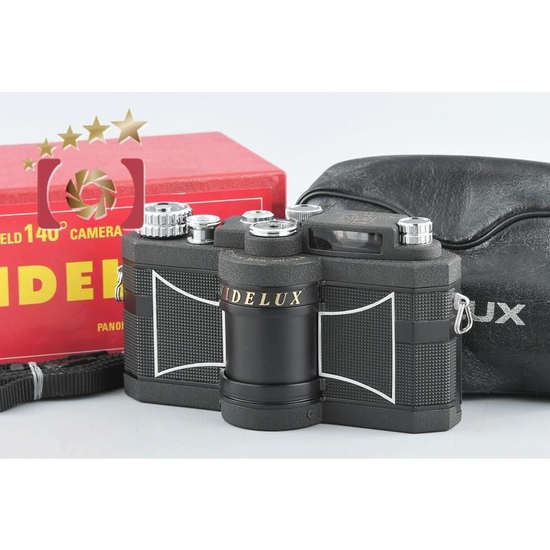 中古】Panon パノン WIDELUX F8 パノラマフィルムカメラ ブラック 元箱