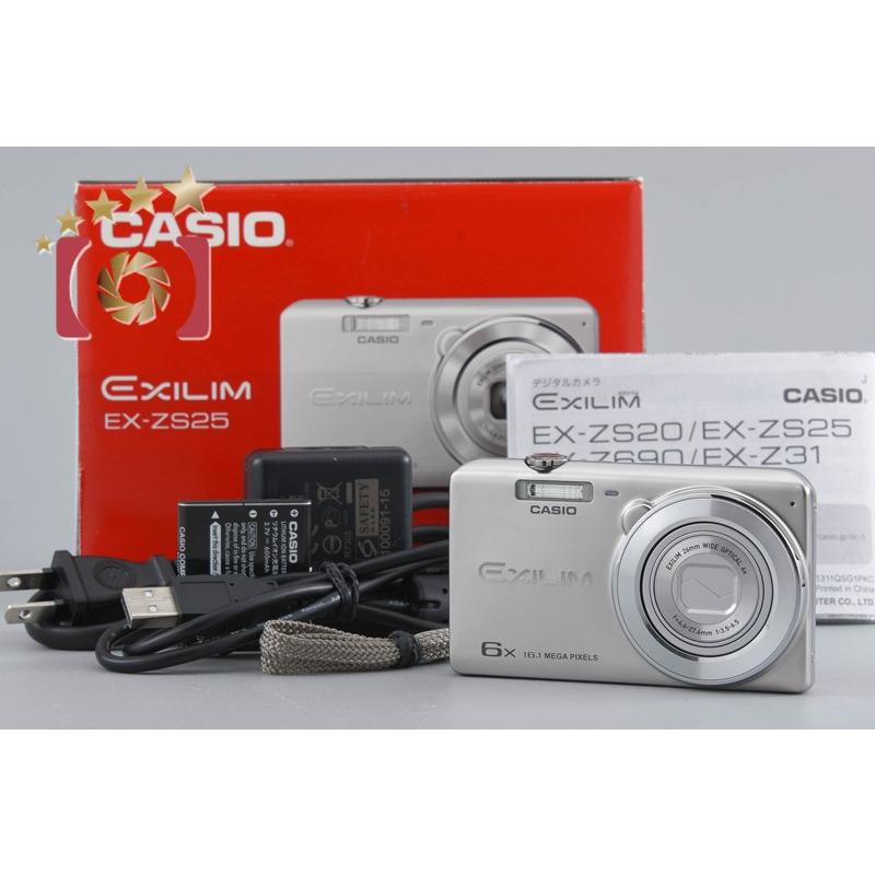 動作品✨CASIO EXILIM EX-ZS25 バッテリーSDカード付き 2026年最新】EX