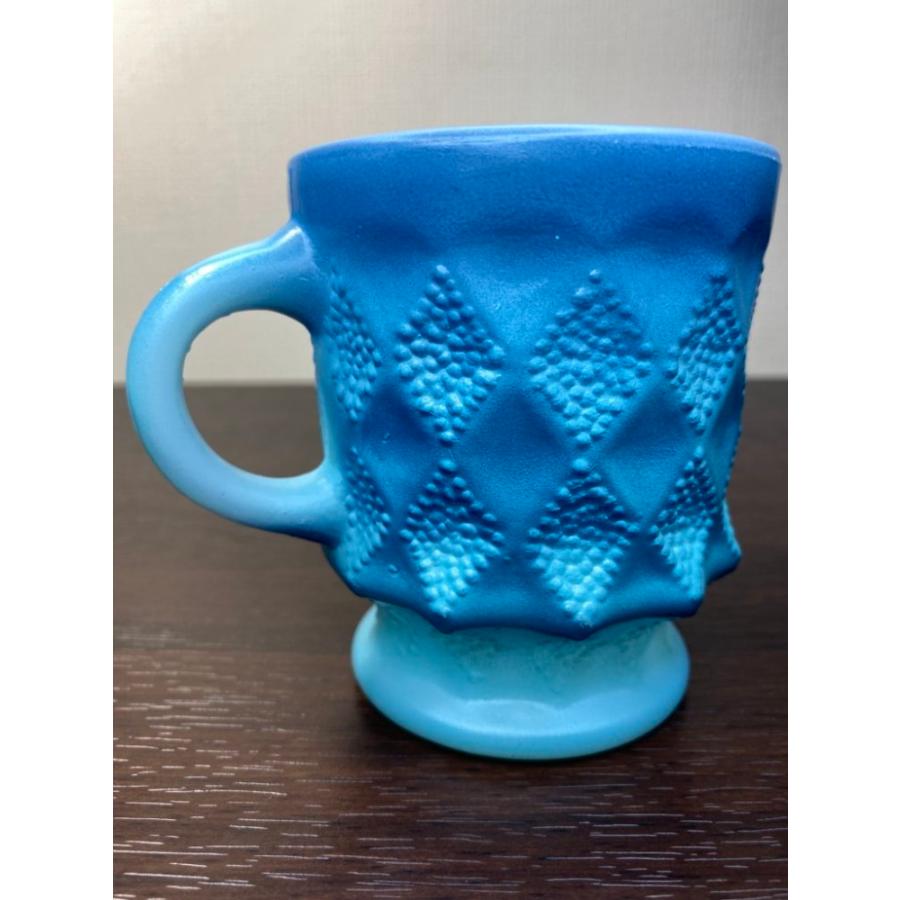 FIRE KING ファイヤーキング キンバリー マグ 青 : ファイヤーキング