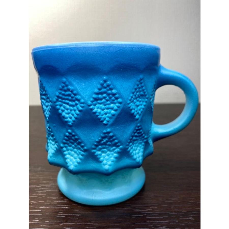 FIRE KING ファイヤーキング キンバリー マグ 青 : ファイヤーキング