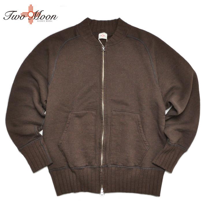 Two Moon（トゥームーン） スウェット 10329 Full-zip sweatshirt