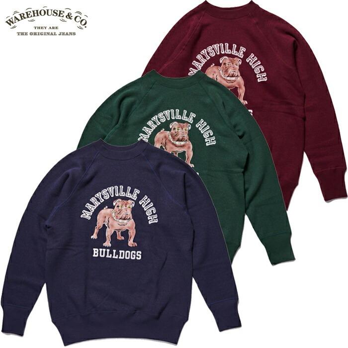 WAREHOUSE（ウエアハウス） スウェット Lot 409 MARYSVILLE HIGH