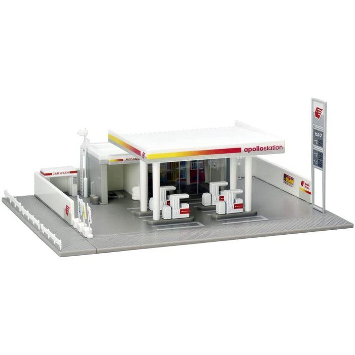 Nゲージ ガソリンスタンド 出光 鉄道模型 ジオラマ ストラクチャー