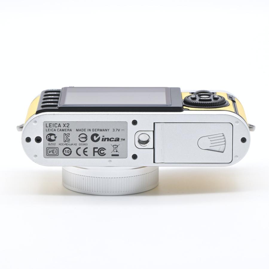 Leica ライカ X2 シルバー アラカルト イエローレザー : フラッグ