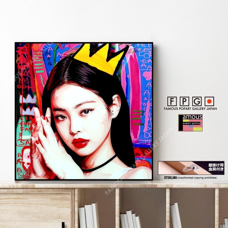 ポップアートパネル インテリア アート ポスター 絵 JENNIE Ver.2
