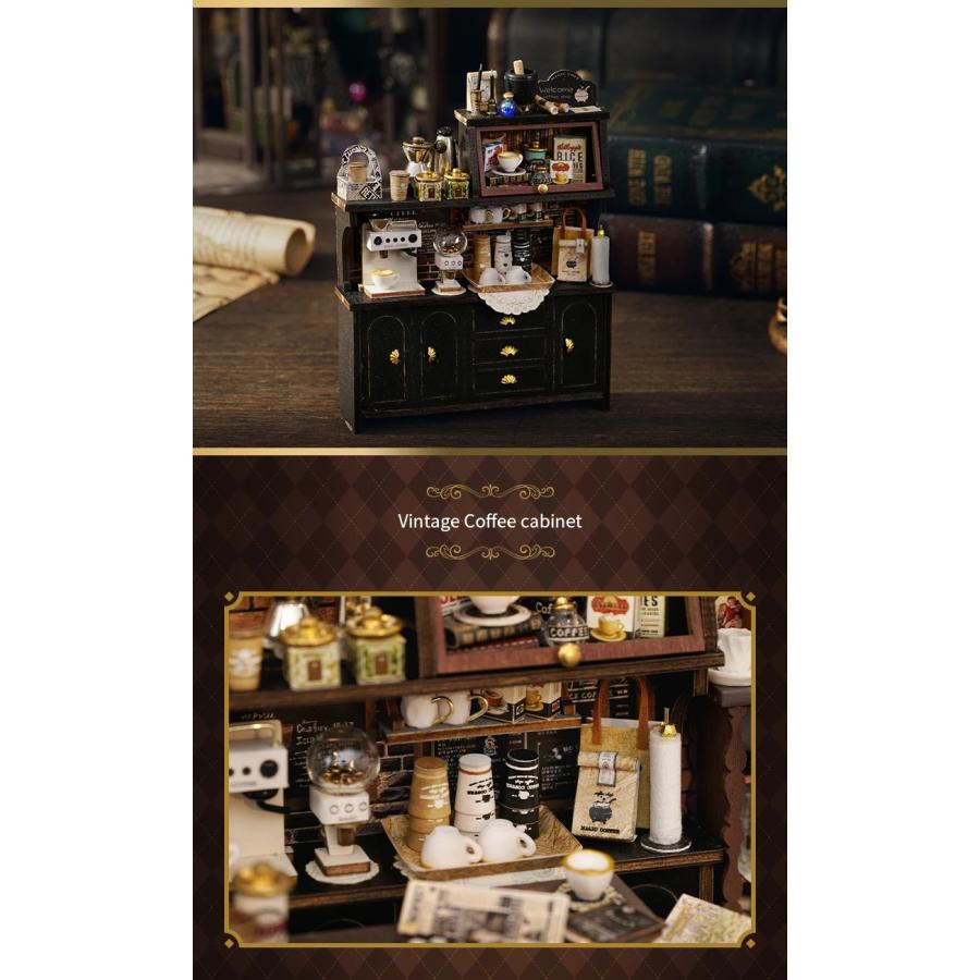 ドールハウス 手作りキットセットミニチュア Vintage Coffee Shop
