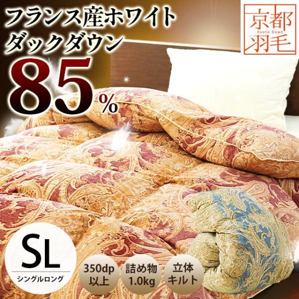 モリリン フランス産ホワイトダックダウン メタルウーム掛けふとん