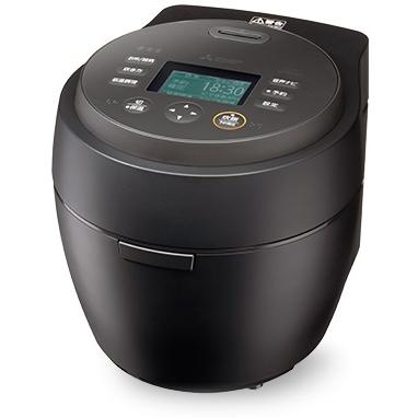 本炭釜 三菱 炊飯器 紬 NJ-BW10G-B 炭漆黒 1.0L（5.5合）炊き もち