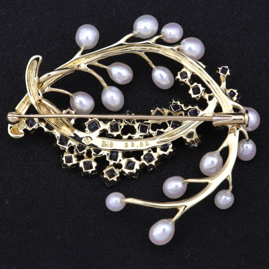 TASAKI（タサキ） （新品仕上げ済）タサキ 田崎 パールブローチ K18