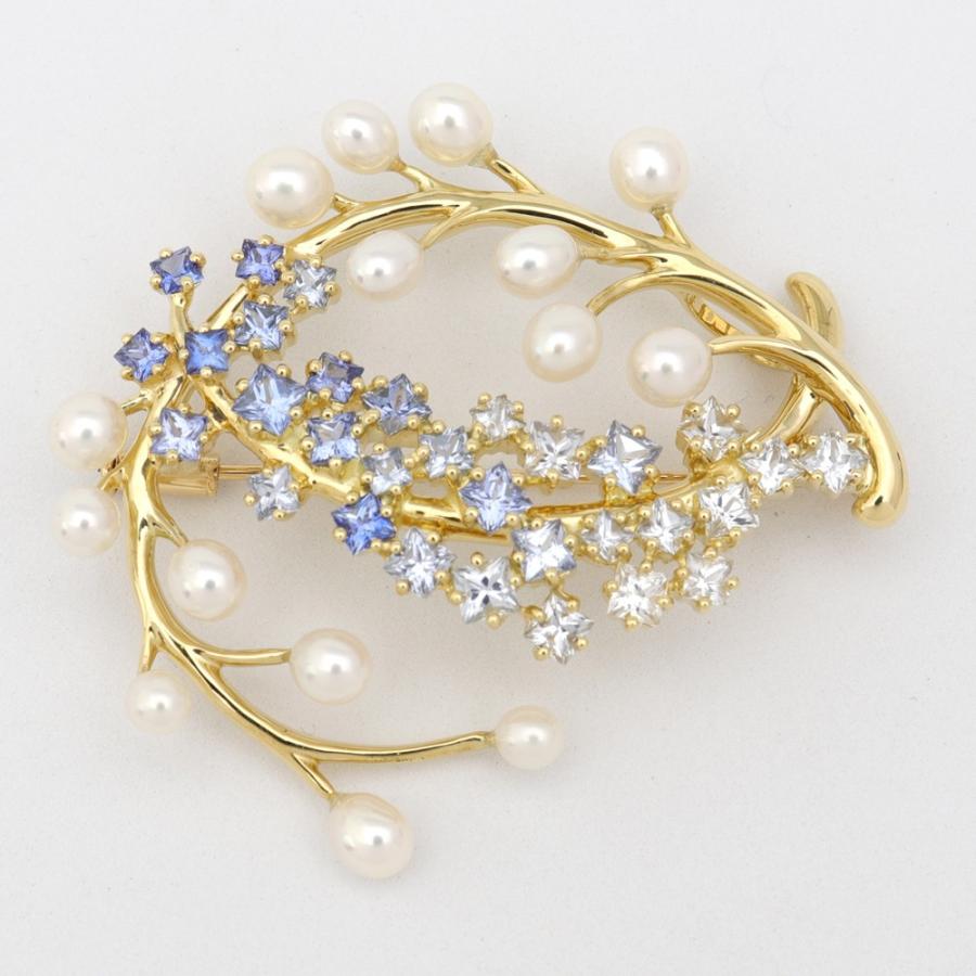 TASAKI（タサキ） （新品仕上げ済）タサキ 田崎 パールブローチ K18