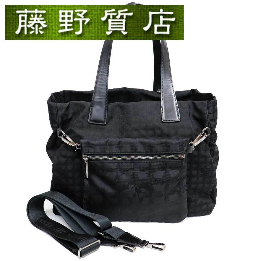 ニュートラベルライン シャネル CHANEL トートバッグ ポーチ付き 2way
